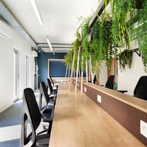 Image de décoration de la partie coworking